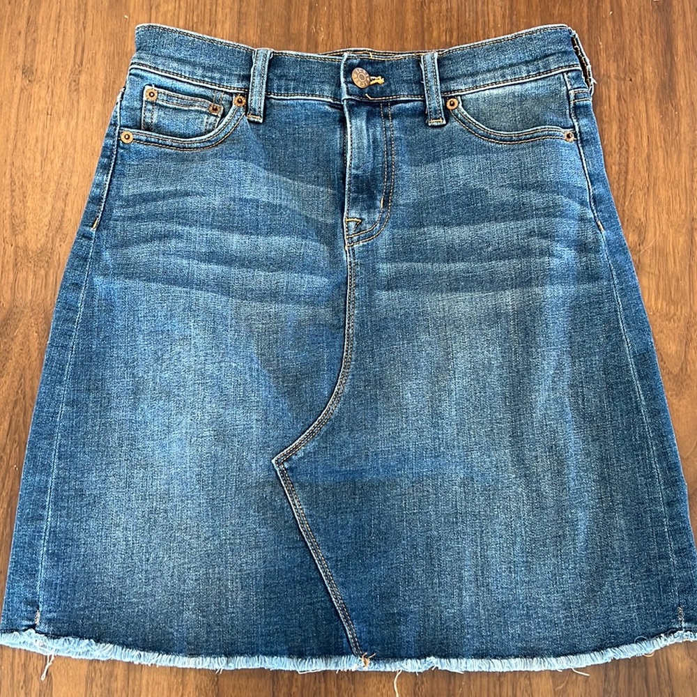 J Crew Denim Skirt